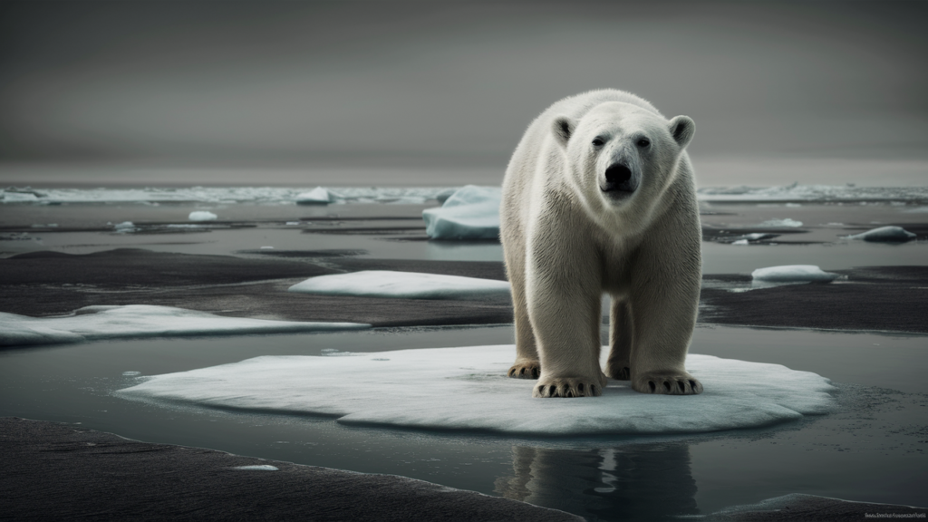 Polar bear in Climate Change